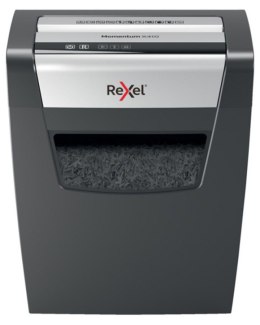 Niszczarka Rexel Momentum X410, konfetti, P-4, 10 kart., 23l, czarna