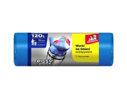 Worki Easy-Pack JAN NIEZBĘDNY, 120l, 15szt., niebieskie