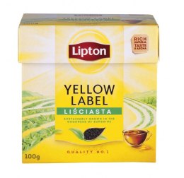Herbata LIPTON czarna, liściasta, 100g