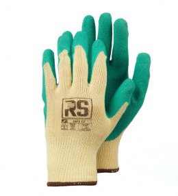 Rękawice dziane RS Safe Ex, bawełniane, rozm. 10, żółto-zielone