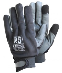 Rękawice monterskie RS Bildschrim, LCD, rozm. 10, granatowo-szare