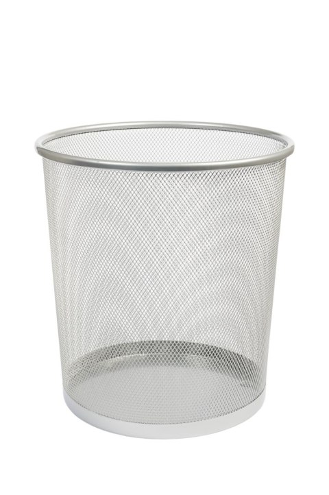 Kosz biurowy DOTTS 12L siatka srebrny 266x218x280mm