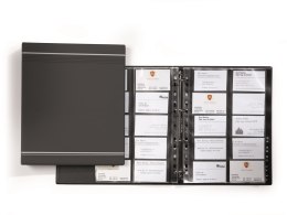 Wizytownik na 400 wizytówek grafitowy VISIFIX DURABLE 2388-58