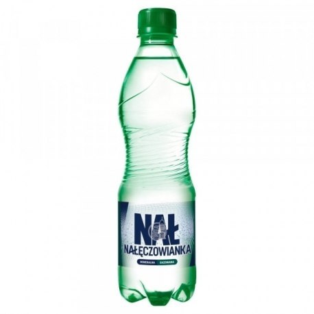 Woda_NAŁĘCZOWIANKA mocniejszy gaz 0.5L butelka PET zgrzewka 12 szt.