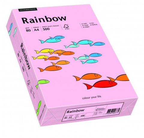 Papier ksero A4 80g jasnoróżowy R54 RAINBOW 88042519