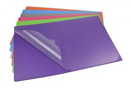 Podkład na biurko z folią 38x58 srebrny BIURFOL KPB-01-01