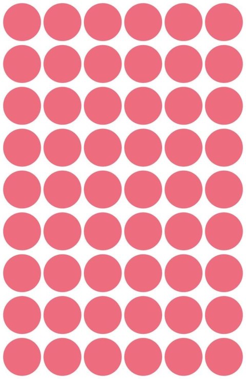 Kółka do zaznaczania czerwone neon 3147 Q12 5ark Avery Zweckform