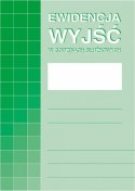 Ewidencja wyjść A4, 32 strony offset, 10-574-1 DOTTS