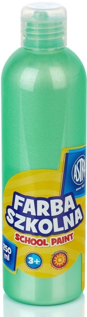 Farba szkolna Astra 250 ml - perłowa zielona, 301217037 (X) SALE