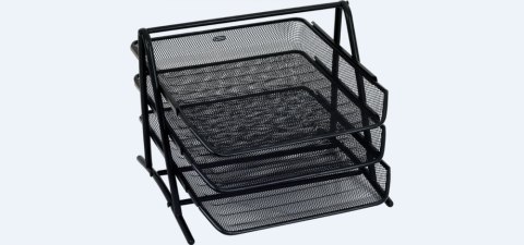 Zestaw 3szuflad GR-069S czarny metalowy GRAND 120-1117