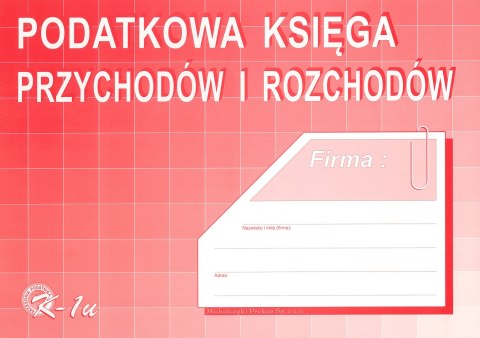 Podatkowa księga przychpdów i rozchodów A4, 48 stron offset 10-K-1U DOTTS