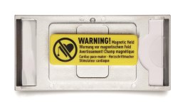 Identyfikator z magnesem 30x65 srebrny (10) DURABLE 854023