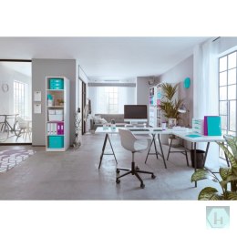 Zszywacz mini LEITZ NeXXt WOW 10 kartek turkusowy metaliczny 55281051
