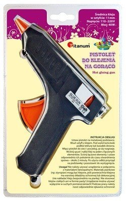Pistolet do kleju na gorąco 40W 11mm 365218 TITANUM