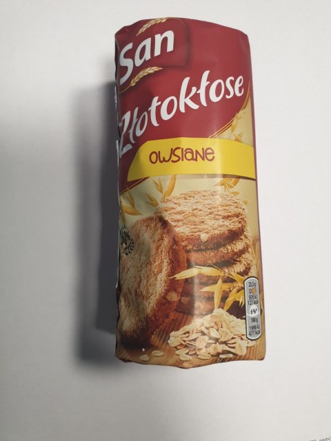 Ciastka SAN ŁAKOTKI ZŁOTOKŁOSE owsiane 188g