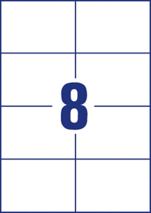 Etykiety uniwersalne ELA023 105 x 74 100 ark. Economy Europe100 by Avery Zweckform