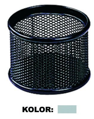 Pojemnik na spinacze srebrny metalowy siatka GRAND GR-010S 120-1120