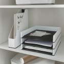 Półka na dokumenty Leitz WOW dwukolorowa, czarna 53611095