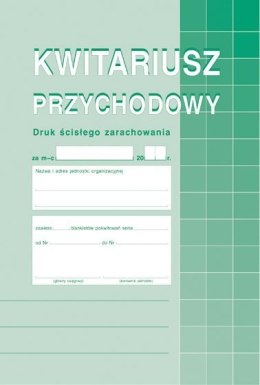 Kwitariusz przychodowy A5, 60 kartek (1+2) 10-400-3 DOTTS