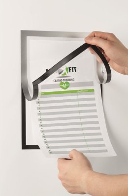 Samoprzylepna ramka A4 Duraframe NOTE srebrna DURABLE 499323