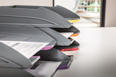 Zestaw 5 szufad na dokumenty VARICOLOR Antracyt DURABLE 770557