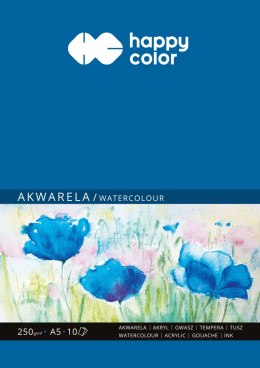 Blok akwarelowy, ART, A5, 10 ark, 250g, Happy Color HA 3725 1520-A10