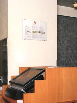 Tabliczka informacyjna 297*420 CRISTAL SIGN DURABLE 4826