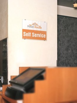 Tabliczka informacyjna 297*420 CRISTAL SIGN DURABLE 4826