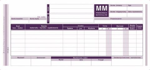 355-8 MM Przesunięcie materiałów międzymagazynowe wielokopia 1/3 A4 MICHALCZYK I PROKOP