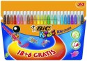 Flamastry 24 kolorów Kids Kid Couleur pudełko 8418005 BIC