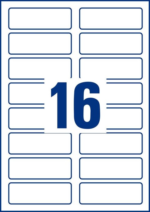 Identyfikatory samoprzylepne do zadruku 88,9x31 (20ark) ZWECKFORM L4783-20