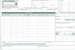 Karta drogowa A4, 80 kartek numerowana offset, 10-801-1N DOTTS