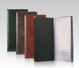 Wizytownik na 96 wizytówek LUX 1 czarny WI-04 BIURFOL