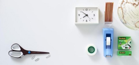 Nożyczki biurowe SCOTCH® (1468TNS-MIX), tytanowe, 20cm, czarno-szare