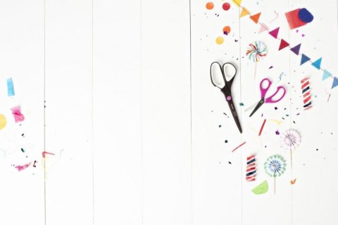 Nożyczki biurowe SCOTCH® (1468TNS-MIX), tytanowe, 20cm, czarno-szare