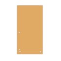 Przekładki DONAU, karton, 1/3 A4, 235x105mm, 100szt., pomarańczowe