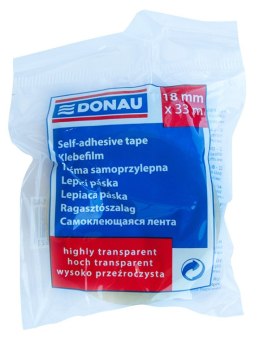 Taśma biurowa DONAU, 18mm, 33m