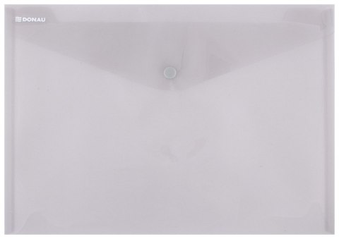 Teczka kopertowa DONAU zatrzask, PP, A4, 180mikr., dymna