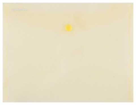 Teczka kopertowa DONAU zatrzask, PP, C5, 180mikr., żółta