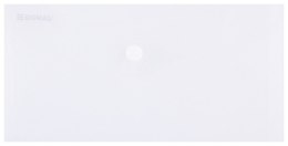 Teczka kopertowa DONAU zatrzask, PP, DL, 180mikr., transparentna