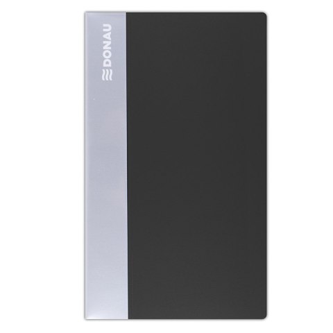 Wizytownik DONAU, PP, na 480 wizytówek, czarny