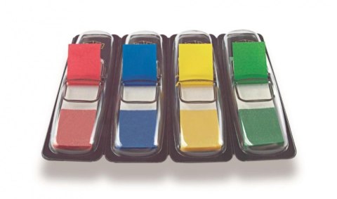 Zakładki indeksujące POST-IT® (683-4), PP, 11,9x43,2mm, 4x35 kart., mix kolorów