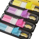 Zakładki indeksujące POST-IT® (683-4AB), PP, 11,9x43,2mm, 4x35 kart., mix kolorów neonowych