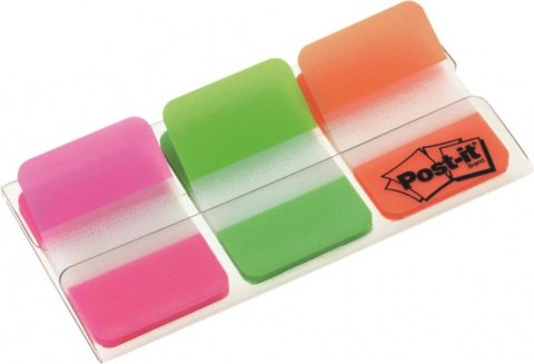 Zakładki indeksujące POST-IT® do archiwizacji (686-PGOEU), PP, silne, 25,4x38,1mm, 3x22 kart., mix kolorów
