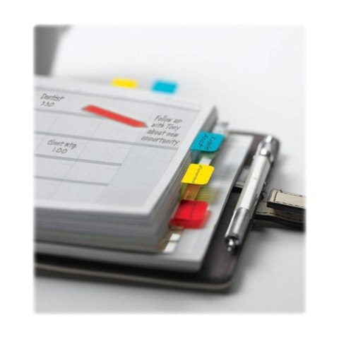 Zakładki indeksujące POST-IT® do archiwizacji (686-RYB), PP, silne, 25,4x38,1mm, 3x22 kart., mix kolorów