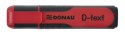 Zakreślacz fluorescencyjny DONAU D-Text, 1-5mm (linia), czerwony