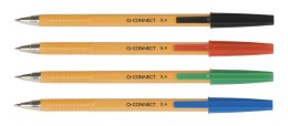 Długopis Q-CONNECT z wymiennym wkładem 0,4mm (linia), zielony