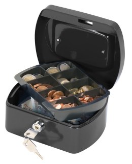 Kasetka na pieniądze Q-CONNECT, mała, 152x120x80mm, czarna
