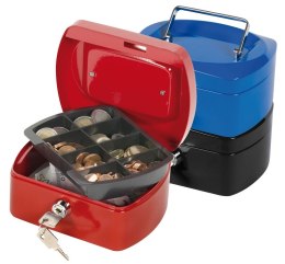 Kasetka na pieniądze Q-CONNECT, mała, 152x120x80mm, niebieska