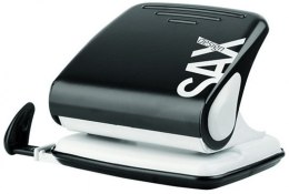 Dziurkacz SAXDesign 418 paperbox, dziurkuje do 30 kartek, czarny